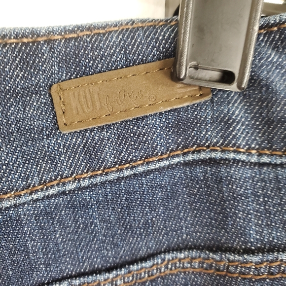 Kut from the Kloth skinny jeans with patch accents - Picture 7 of 9